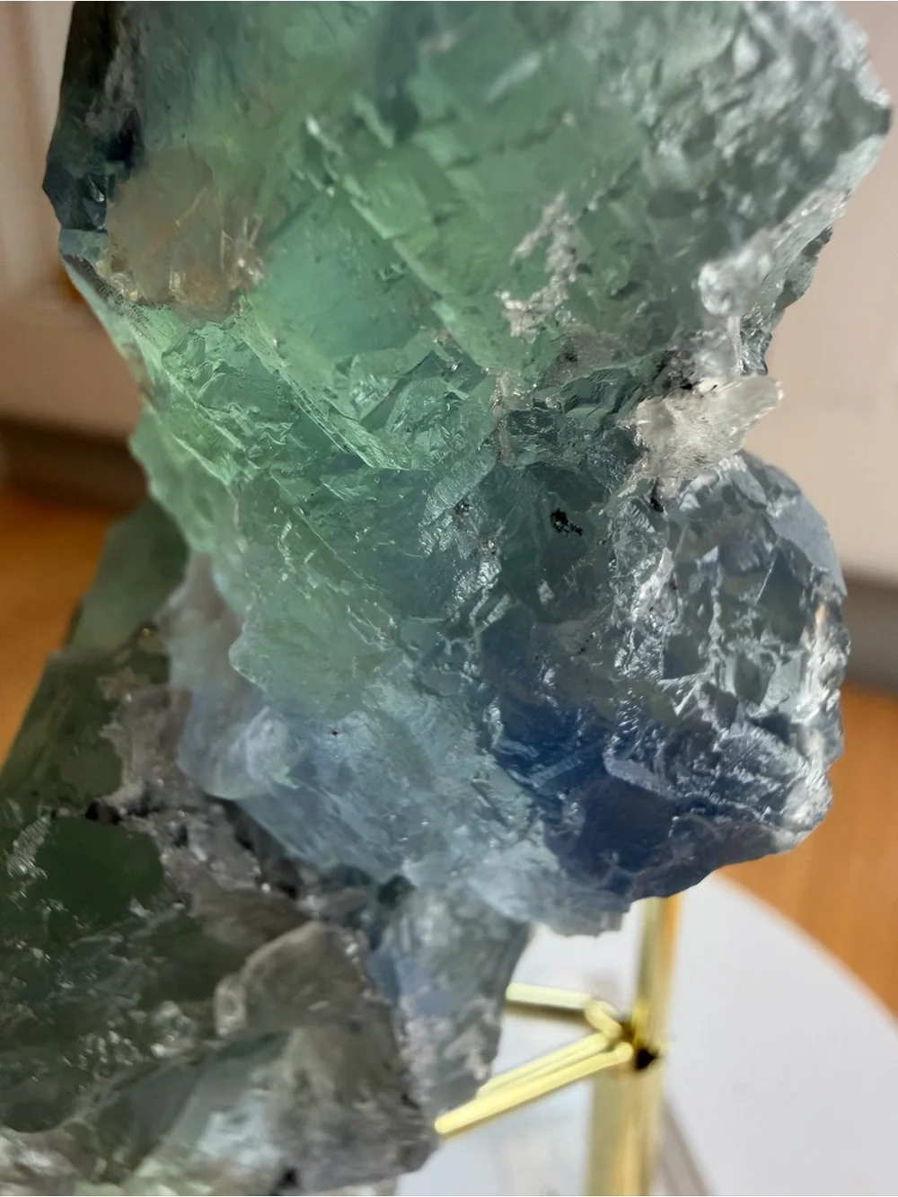 Natural Blue Green Fluorite Crystal Specimen – Fujian Province, China